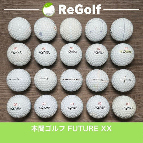 【中古】 ロストボール 本間ゴルフ ホンマ FUTURE XX フューチャーXX 20球 ACランク ゴルフボール リゴルフ